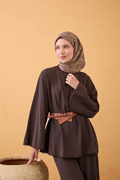 Silk Home وشاح فيلورا فينتاج بيزلي أخضر من فرو المنك