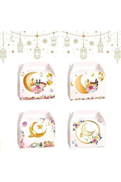 Goodern Eid Mubarak Gift Boxes,16 PCS Exquisite Ramadan Kareem Wrap Boxes wit...