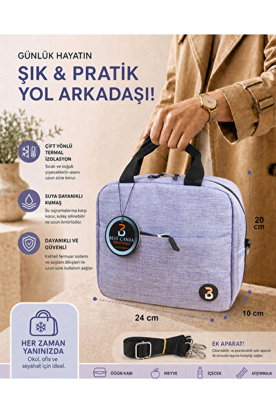 BestÇanta Best EliteCool+ Termal Sıcak/Soğuk Beslenme ve Soğutucu Kadın Ofis ...