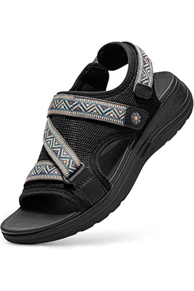 FitVille Women Wide Comfortable Sandals, Flat Sandals for Women Summer Beach,...