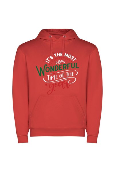 iLovePrints Timeless Wonder: 30 Years Φούτερ με κουκούλα σε χρώμα Κόκκινο