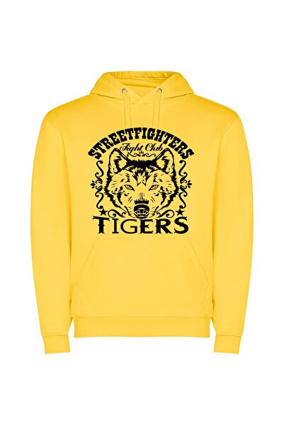 iLovePrints Streetwear Wolf: Adobe Masterpiece Φούτερ με κουκούλα σε χρώμα Κί...