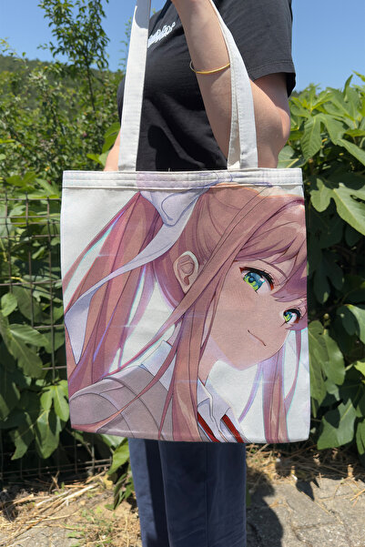 ZipZap DDLC V3 Τσάντα από καμβά διπλής όψης με εκτύπωση για παιχνίδια υπολογι...