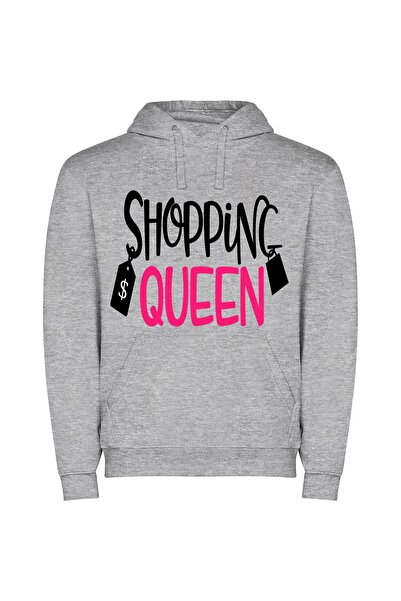 iLovePrints Fancy Fashion Emporium Φούτερ με κουκούλα σε χρώμα Γκρι