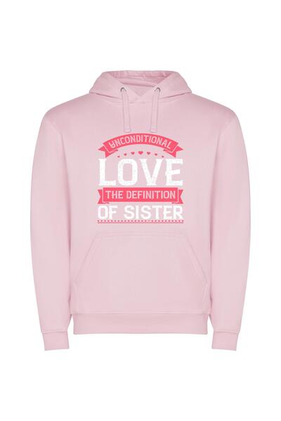 iLovePrints Love in High Definition Φούτερ με κουκούλα σε χρώμα Ροζ