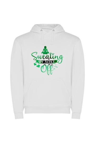 iLovePrints Sweat Mystique Unleashed Φούτερ με κουκούλα σε χρώμα Λευκό