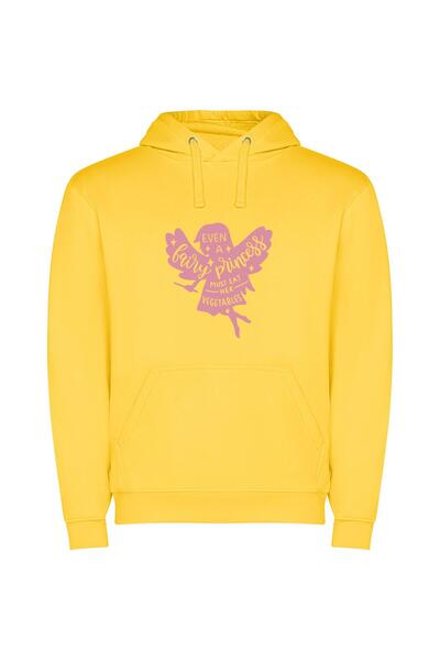 iLovePrints Enchanting Veggie-Powered Princess Φούτερ με κουκούλα σε χρώμα Κί...