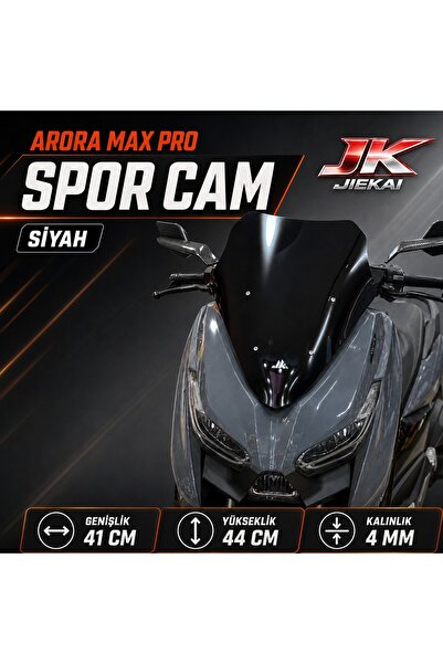 JİEKAİ ARORA MAX PRO SPOR CAM *SİYAH*-AMAXP01S