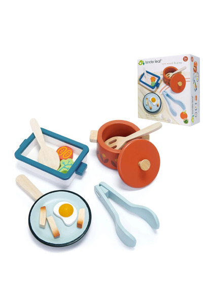 Tender Leaf Toys Set de vase din lemn