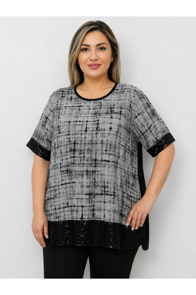 ENGIN Women's Viscose Combed Cotton Blouse, Tshirt