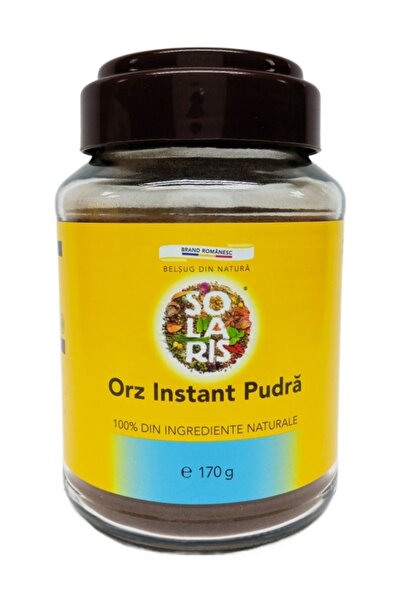Solaris Plant Cafea din Orz 100% naturala, "fara cofeina", borcan sticla, 170gr