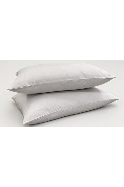 Premium Doğal Yün Dolgulu Yastık 2’li Set – Akfil Kumaş