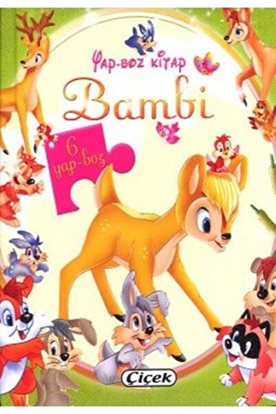 Çiçek Yayıncılık Make-A-Puzzle Book - Bambi