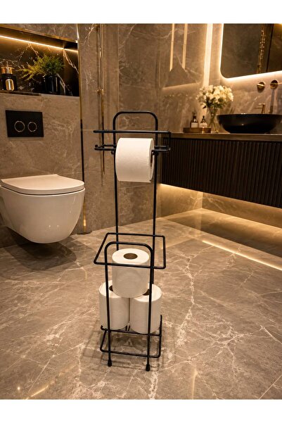 elif aksesuar Toilet Paper Holder Metal Toilet Paper Stand Holder Hanger with...