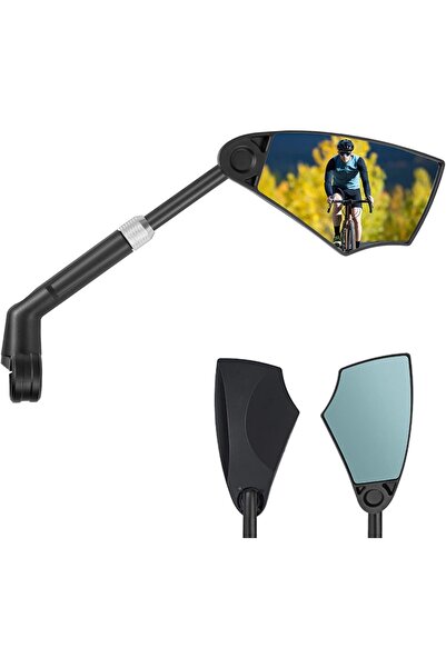 Arabest Bike Mirror,Wide Angle Rearview Mirror,360° Adjustable,Shockproof,Ant...