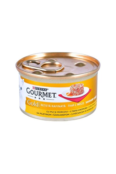 Gourmet Gold Консерва, Гурме Голд, За котки 85 г Пиле и моркови