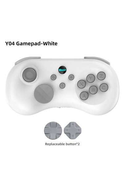 choice2 Y04 Gamepad-White Y04 Game Controller 6-key Fighting Game Controller ...