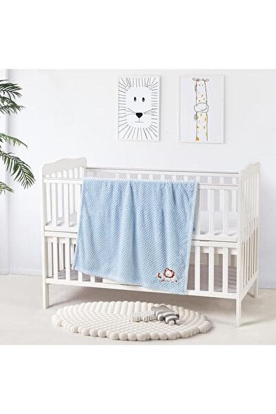 CREVENT 76X102CM Cute Plush Cozy and Warm Fleece Baby Blanket for Girls Infan...