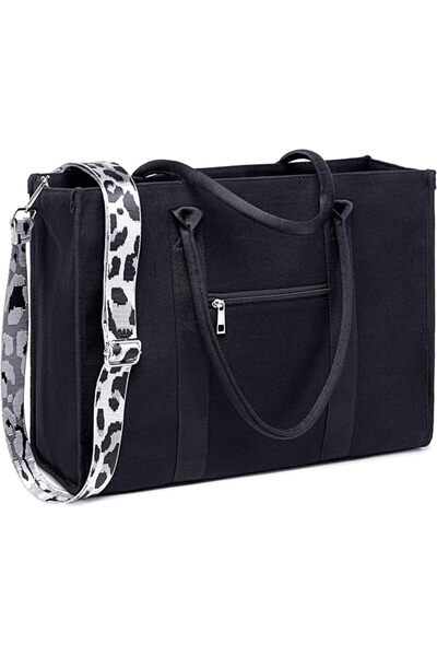 BTOOP Laptop Tote Bag for Women Work 15.6 inch Canvas Shoulder Bags Computer ...