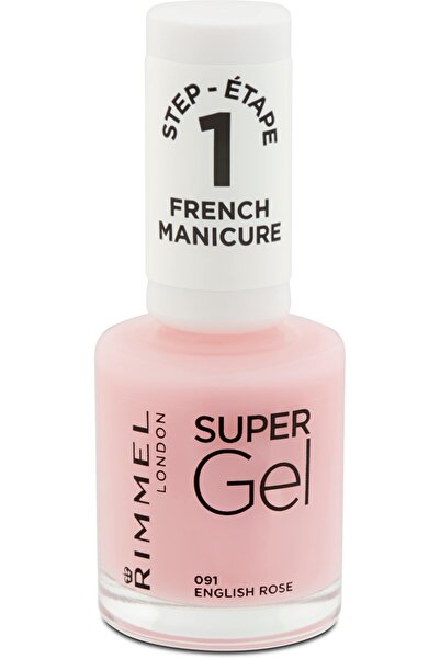 OEM Lac de unghii Super Gel French Manicure 091 English rose, 12 ml