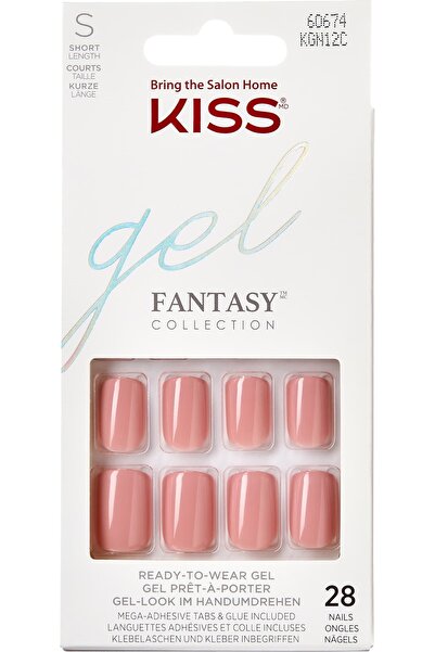 OEM Gel Fantasy Color unghii false RIBBONS SHORT SQUOVAL, 1 Set