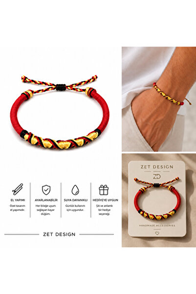 EL YAPIMI Macrame Wrap-Around Fan Bracelet