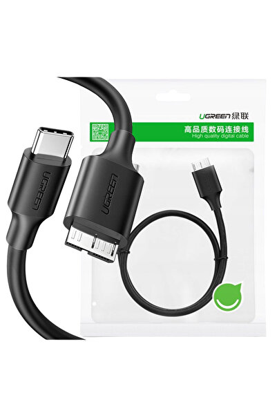 Ugreen Cablu USB-C Micro USB Tip B pentru telefoane 1M 3.0 cu transfer de date