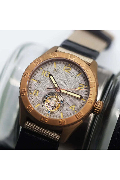 sidaxin Automatic coaxial tourbillon arched bronze watch