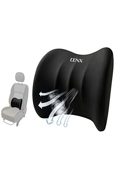 Denx وسادة ظهر مريحة من إسفنج الذاكرة DX3717 لدعم أسفل الظهر في السيارة أو ال...