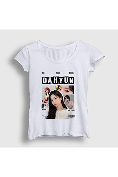 Presmono Ženska bela Dahyun K-Pop Twice majica 616672tt
