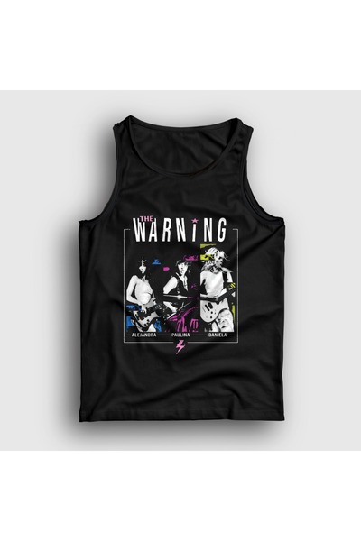 Presmono ملصق أسود للجنسين من Rock The Warning Atlet 618860tt