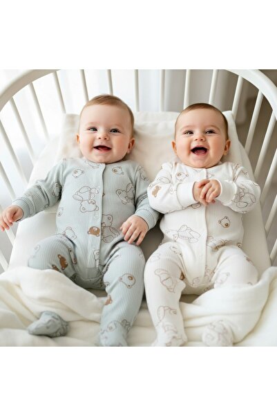milay's life home collections طقم من قطعتين من القطن بنسبة 100% للأطفال من عم...