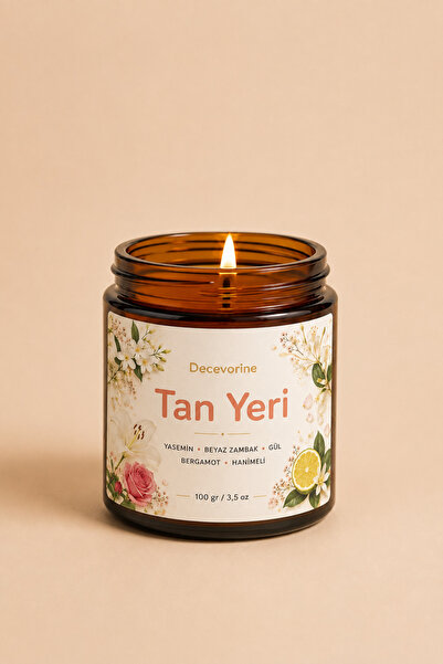 Tan Yeri Kokulu Mum Çiçeksi • Ferah • Zarif • Aydınlık • Yumuşak 100 Gr