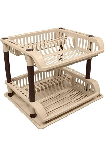 Generic Dish Drying Rack (Beige)
