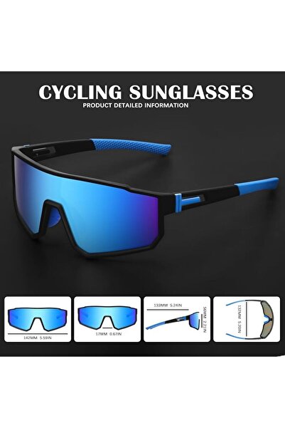 EXCEFORE Polarized Sports Sunglasses, UV400 Protection Running Mountain Bike ...