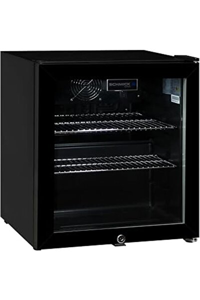 Ban ثلاجه صغيره باب زجاج اسود من بانكول XLS-55
