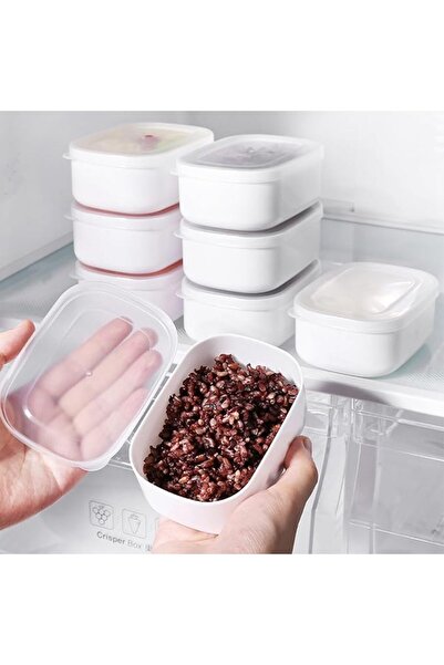 AZONEE Food-Grade Freezer Containers with Lids (8 Sets), Small BPA-Free Plast...