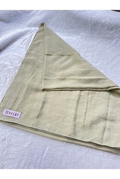 shalby Hijab Cotton Crash Shawl Pastel Yellow