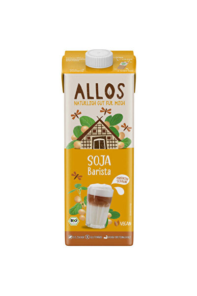 Allos Băutură vegetală organică fără gluten Barista de soia 1 l