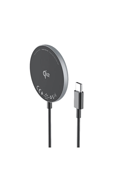 WOZINSKY Încărcător magnetic wireless Qi2 15W pentru iPhone 12 13 14 15