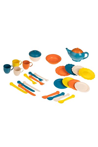 OEM Set de joacă din plastic pentru copii, 27 de piese, cu cești, farfurii și...