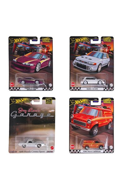 mattel Hot Wheels Premium Boulevard Mașini cu șasiu metalic la scară 1:64 - A...