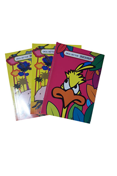 Meteksan Karton Kapak Dikişli Defter Kareli 72 Yaprak A5 (12 Li Paket)