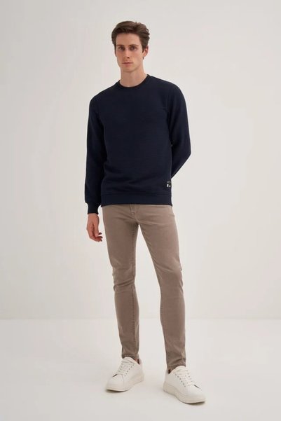 Cazador Caz 50460 Bıs.Yk. Sweat Men's Navy Blue 26Kc50460-420