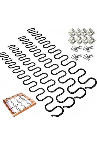 Morvena Picks 4 buc. arcuri de înlocuire pentru canapea de 50 cm, kit de repa...
