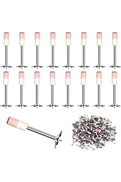 Morvena Picks 400 de cuie pentru un pistol de cuie - cuie rotunde de 7,3 mm -...