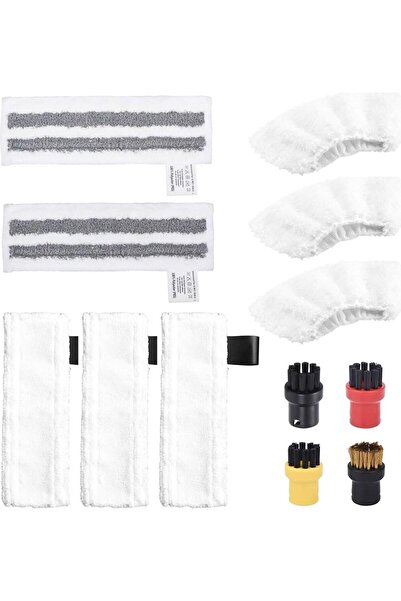 STARSTAR 12-piece accessory set for Kärcher SC2-SC5 steam cleaners: microfibe...