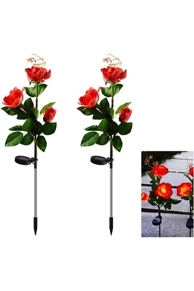STARSTAR Two solar-powered LED decorative landscape lights for gardens, featu...
