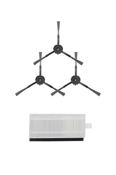 LİN GRUP Set de 4 piese de schimb compatibile cu aspiratorul robot Viomi S9 UV