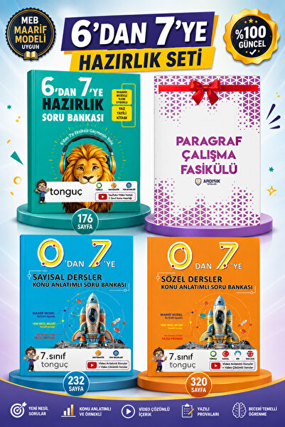 Tonguç Yayınları 6 dan 7 ye Hazırlık Seti 2027